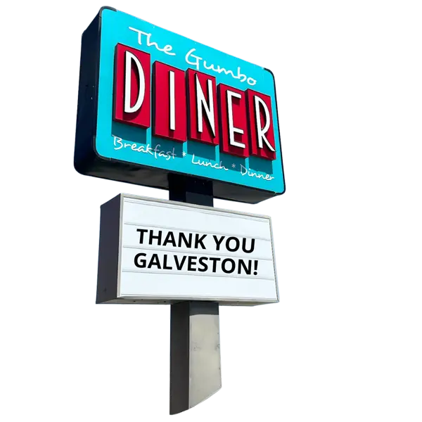 The Gumbo Diner Sign